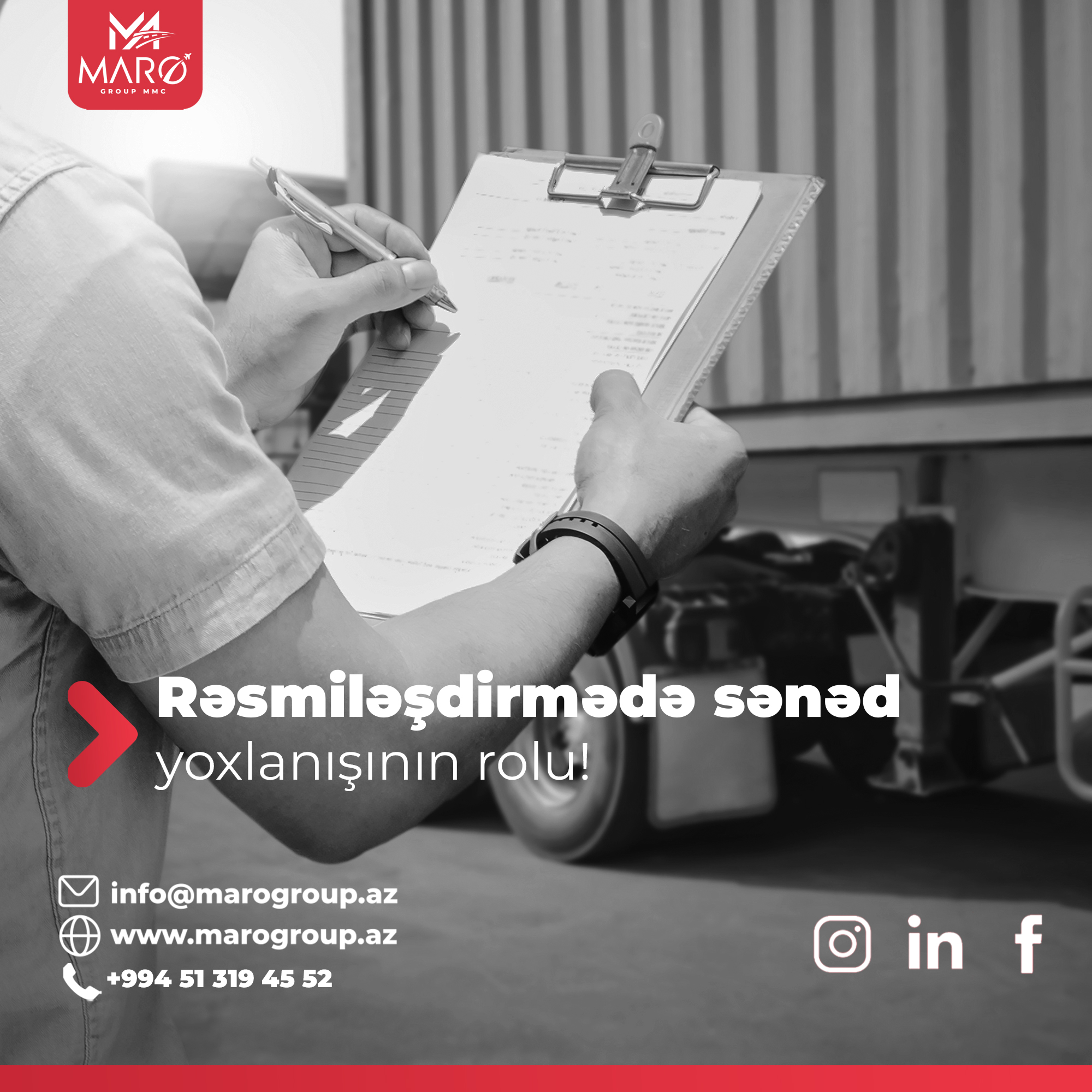 Sənədləri yoxlayın.